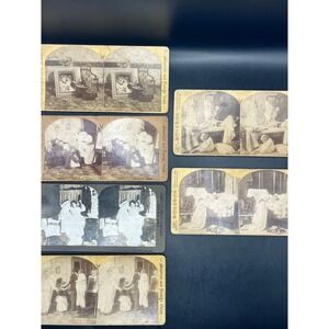 Antique Stereoview Cards‎ Griffith & Griffith American & Foreign Views Set of 6
